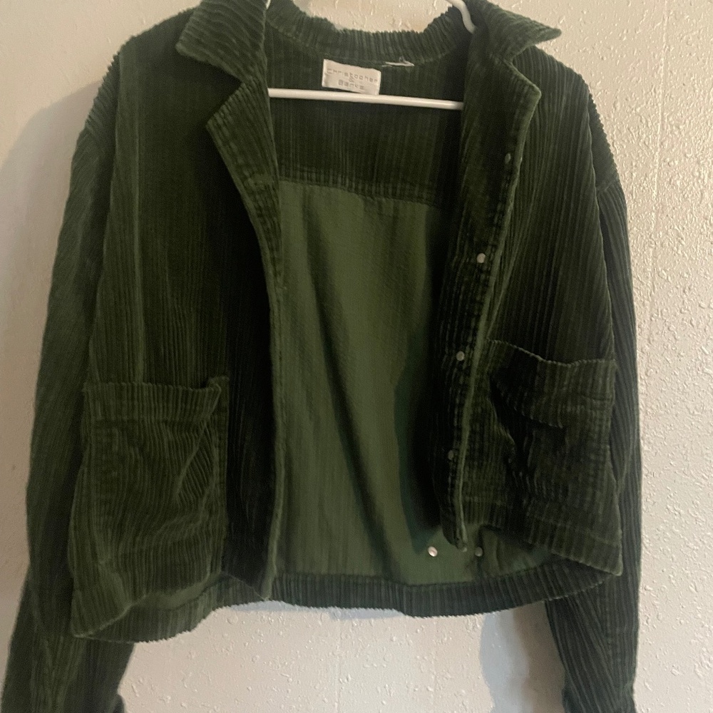 Christopher Banks Cropped Corduroy Jacket